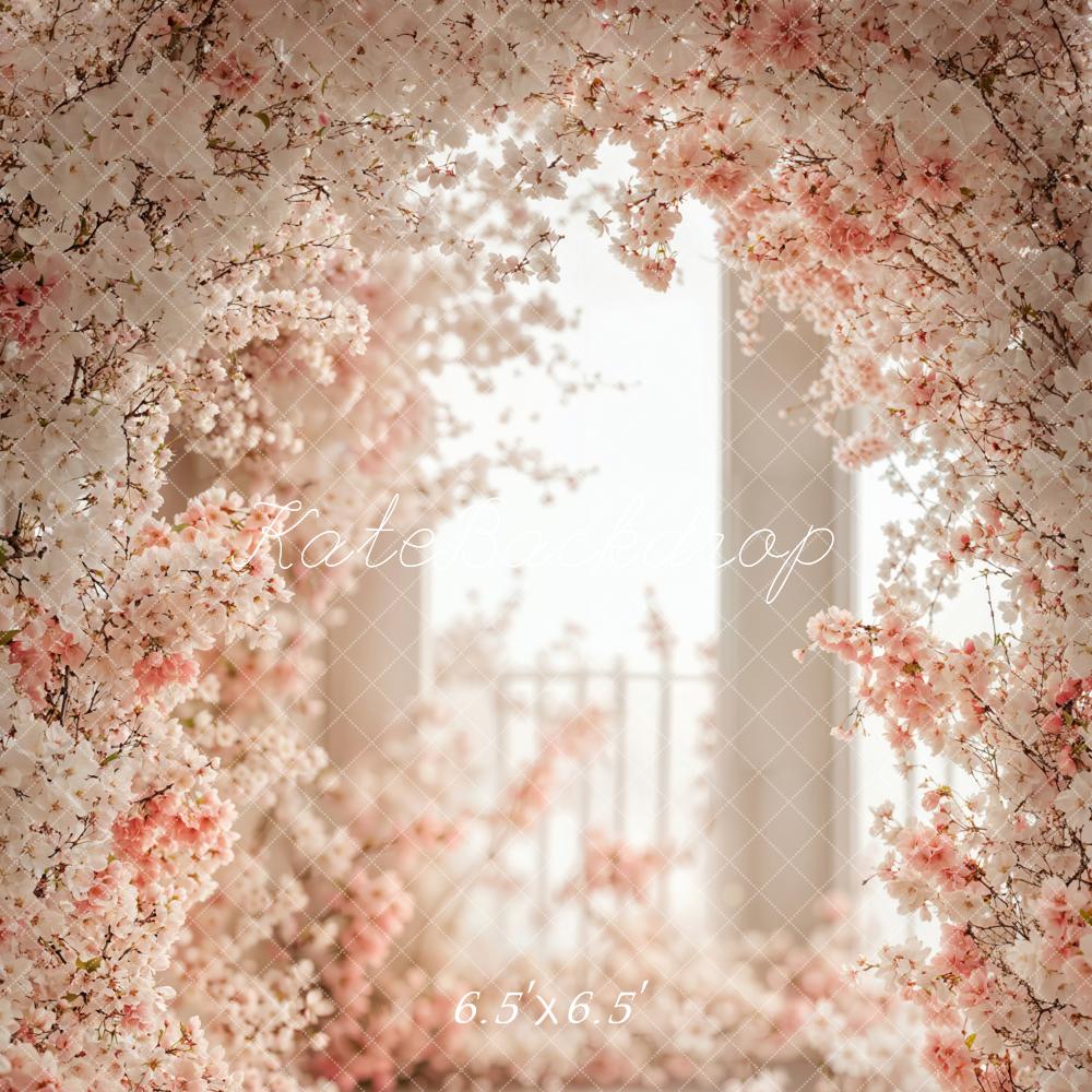Kate Arche Fleurs Élégant Rose Toile de fond conçue par Emetselch - Kate Backdrop FR