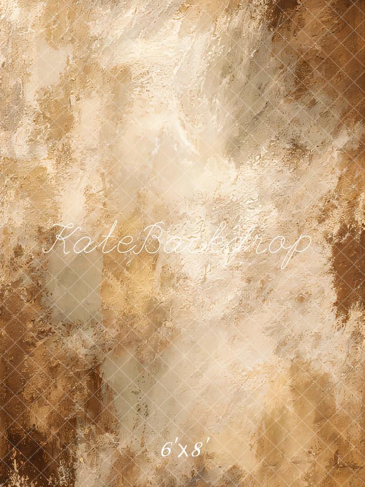 Kate Abstrait Brun clair Beige Portrait Toile de fond conçue par Emetselch - Kate Backdrop FR