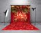 Kate Sweep Mur-à-Sol Noël Guirlande Or Rouge Toile de fond conçue par Emetselch