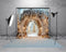 Kate Sweep Mur-à-Sol Noël Arche Neige Lumières Toile de fond conçue par Emetselch