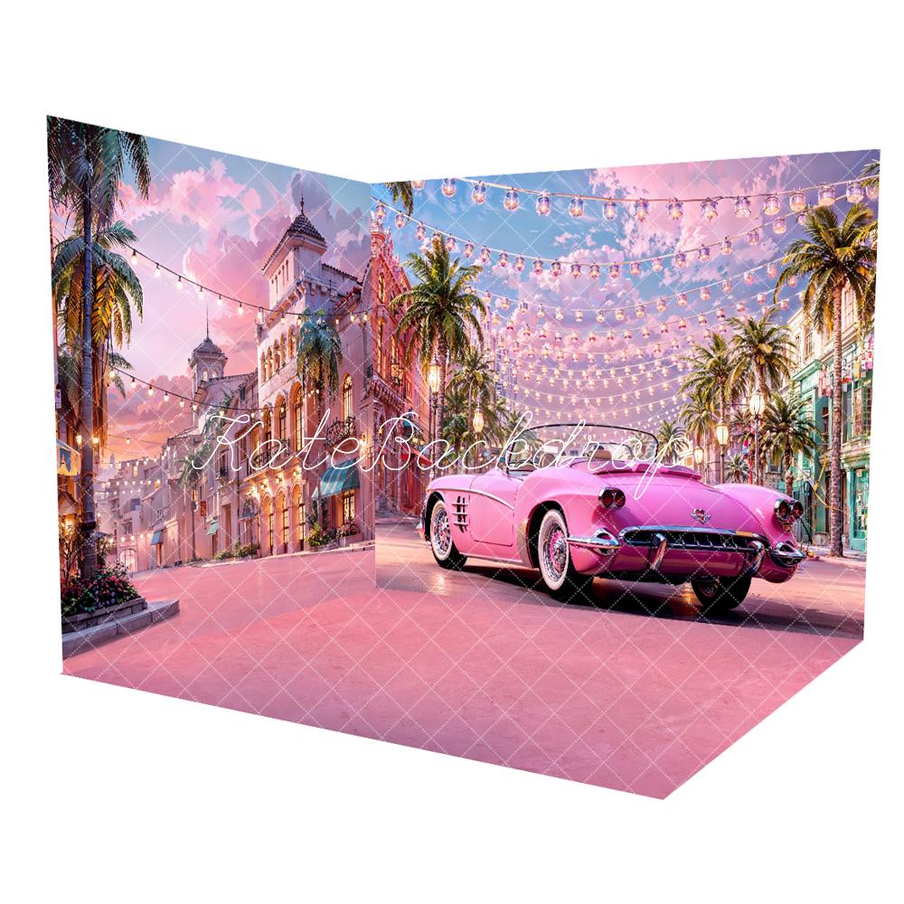 Kate Été Rose Rue Boutique Lampe Voiture Ensemble de chambre (8pix8pi&10pix8pi&8pix10pi) - Kate Backdrop FR
