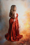 Kate Abstrait Doré Portrait Studio Toile de fond en Laine conçue par Emetselch - Kate Backdrop FR
