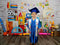 Kate Retour à l'école Enfants Mur de briques Toile de fond conçu par Emetselch - Kate Backdrop FR