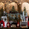 Kate Sapin de Noël Cheminée Lumières Arche Toile de fond pour la photographie - Kate Backdrop FR