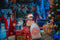 Kate Sapin de Noël Cheminée Lumières Arche Toile de fond pour la photographie - Kate Backdrop FR