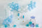 Kate Bleu Ballons Anniversaire Toile de fond conçu par Emetselch - Kate Backdrop FR