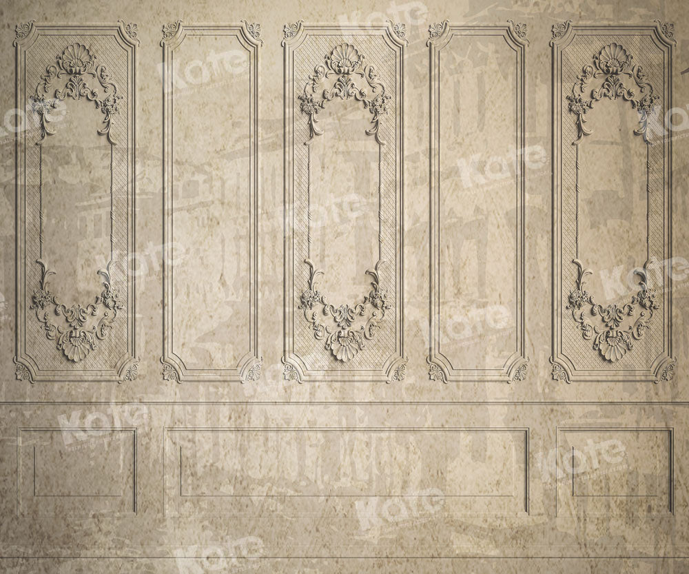 Kate Rétro Mur Vintage Beige Toile de fond conçue par Chain Photographie - Kate Backdrop FR