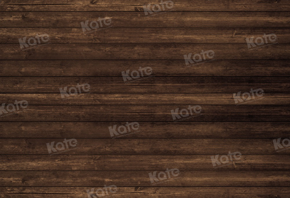 Kate Brun foncé Parquet Sol Toile de fond pour la photographie