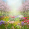 Kate Printemps Jardin Fleurs épanouies Coloré Toile de fond conçue par Chain Photographie - Kate Backdrop FR