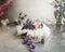 Kate Beaux-Arts Floral Lumière Plantes Toile de fond conçue par Mini MakeBelieve - Kate Backdrop FR