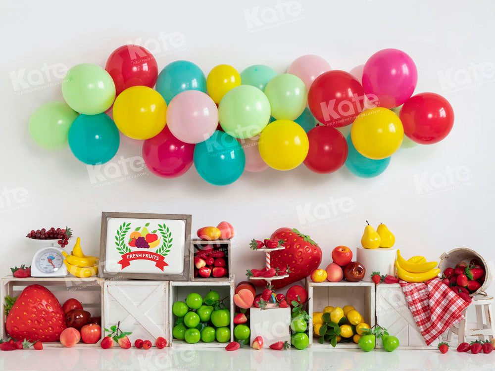 Kate Été Coloré Ballons Fruit Toile de fond conçu par Emetselch