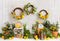 Kate Printemps/Été Citron Guirlande Toile de fond pour la photographie - Kate Backdrop FR