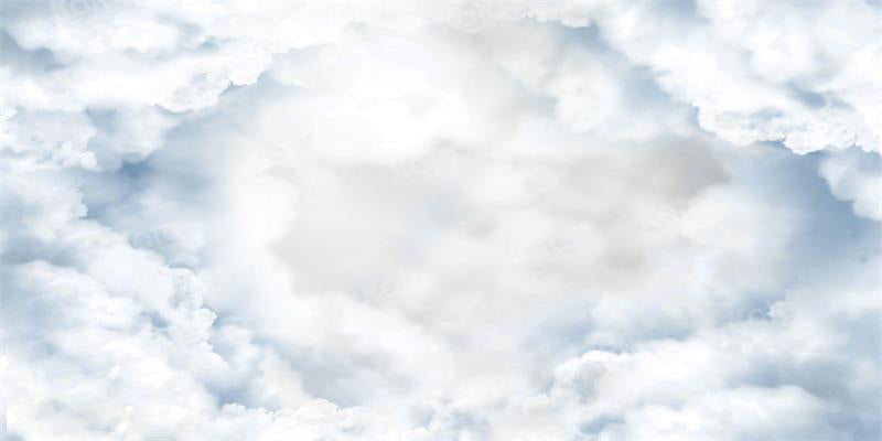 Kate Ciel Nuages Blanc Toile de fond pour la photographie - Kate Backdrop FR