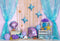 Kate Été Sirène Sous-marin Anniversaire Toile de fond conçue par Emetselch - Kate Backdrop FR