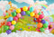 Kate Bonbons Coloré Arc-en-ciel Ballons Toile de fond pour la photographie - Kate Backdrop FR