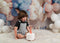 Kate Ballons Bleu Floral Anniversaire Toile de fond conçue par Megan Leigh - Kate Backdrop FR
