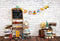 Kate Bois Mur de briques Retour à l'école Toile de fond conçu par Emetselch - Kate Backdrop FR