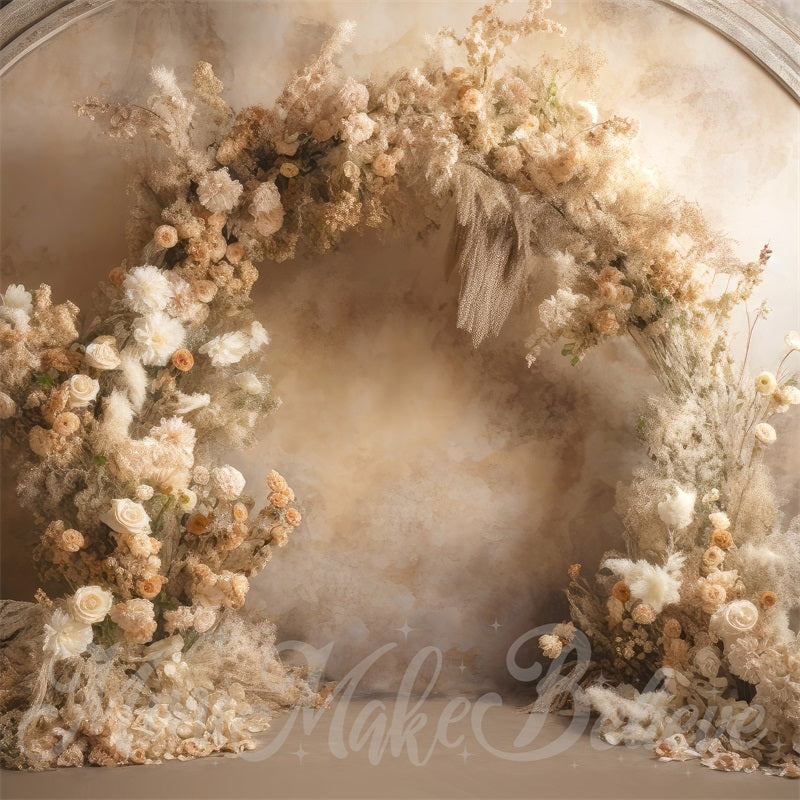 Kate Beaux-Arts Arche de fleurs Mariage Anniversaire Toile de fond conçue par Mini MakeBelieve