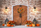 Kate Mur de briques Porte Citrouille Toile de fond Conçu par Chain Photographie - Kate Backdrop FR