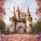 Kate Château Onirique Fleurs roses Toile de fond Conçu par Chain Photographie - Kate Backdrop FR