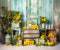 Kate Citrons Porte vintage Été Toile de fond Conçu par Chain Photographie - Kate Backdrop FR