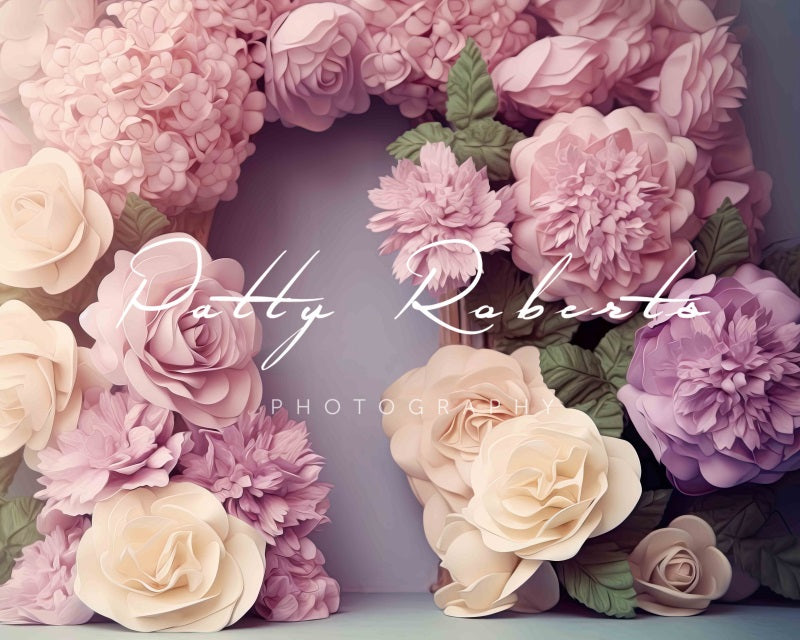 Kate Lavande Parfumée Fleurs Violette Toile de fond Conçu par Patty Robert - Kate Backdrop FR