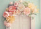 Kate Pastel Puissance de pétale Mariage floral Toile de fond Conçu par Patty Robert - Kate Backdrop FR