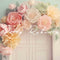 Kate Pastel Puissance de pétale Mariage floral Toile de fond Conçu par Patty Robert - Kate Backdrop FR