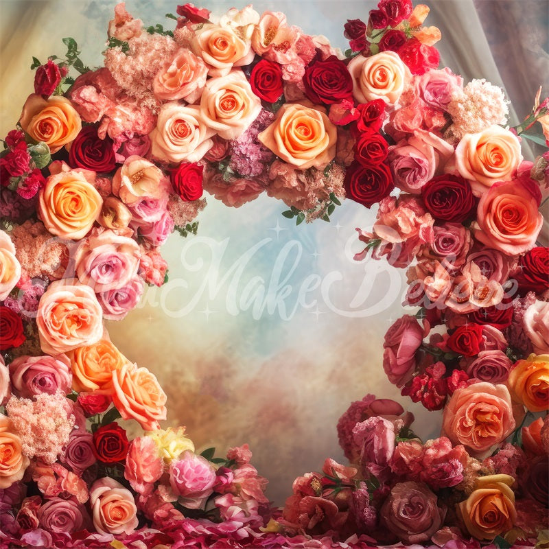 Kate Beaux-Arts Fleurs Fête des mères Anniversaire Toile de fond conçue par Mini MakeBelieve - Kate Backdrop FR