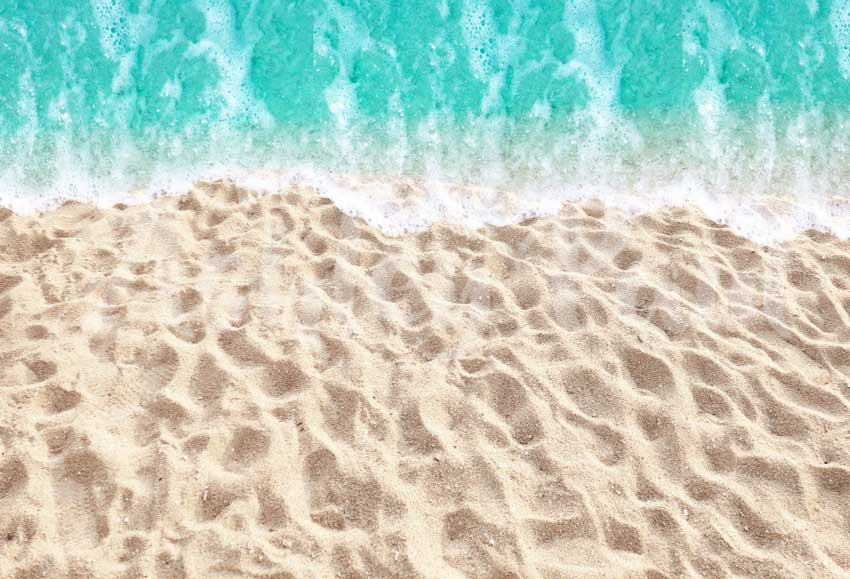 Kate Plage de sable Mer Été Toile de fond conçu par Ashley Paul