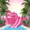 Kate Toboggan aquatique Piscine Plaisir Toile de fond conçu par Ashley Paul - Kate Backdrop FR