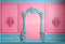 Kate Mur orné Rétro Rose Toile de fond conçu par Ashley Paul - Kate Backdrop FR