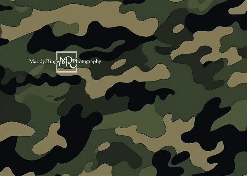 Kate Armée Motif camouflage Toile de fond conçue par Mandy Ringe