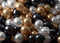 Kate Noir Doré Blanc Mur de ballons Toile de fond conçue par Mandy Ringe - Kate Backdrop FR