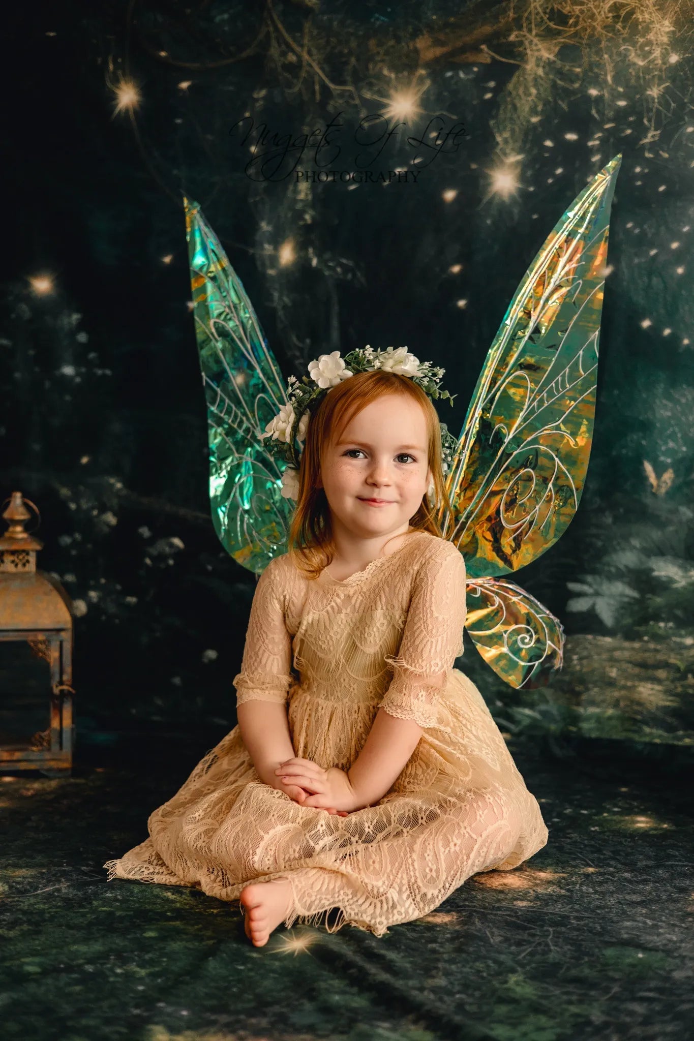 Kate Enchanté Forêt des fées Nuit Été Toile de fond conçue par Mandy Ringe - Kate Backdrop FR