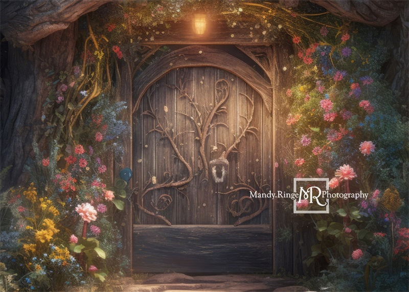 Kate Fée enchantée Maison dans les Arbres Toile de fond conçue par Mandy Ringe - Kate Backdrop FR