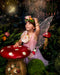 Kate Fée Enchanté Maison dans les Arbres Fleurs Toile de fond conçue par Mandy Ringe - Kate Backdrop FR