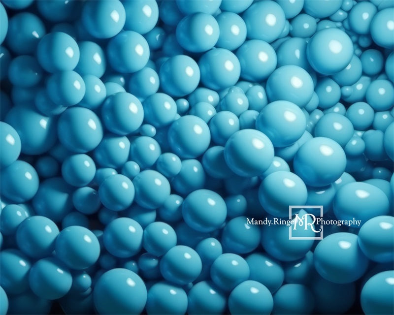 Kate Bleu clair Mur de Ballons Toile de fond conçue par Mandy Ringe