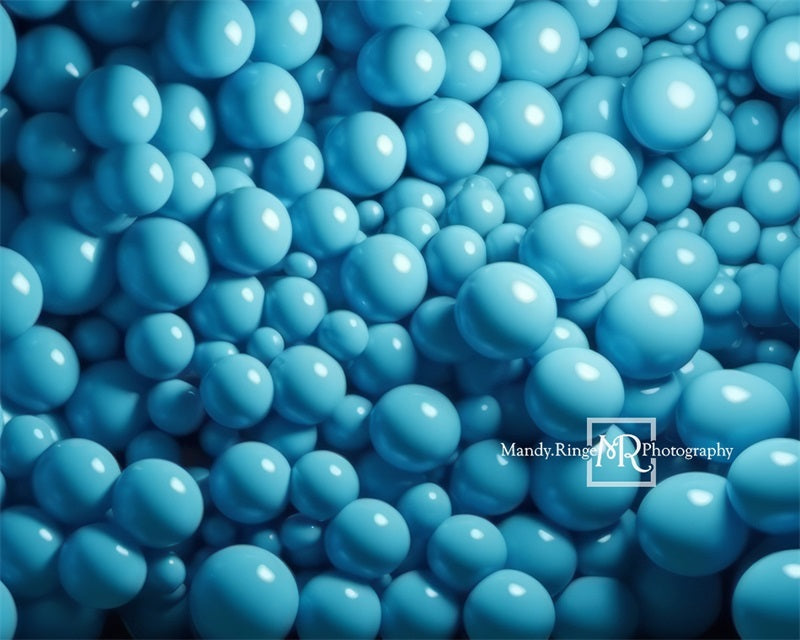 Kate Bleu clair Mur de Ballons Toile de fond conçue par Mandy Ringe - Kate Backdrop FR