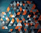 Kate Moderne Mur triangulaire Art Toile de fond conçue par Mandy Ringe - Kate Backdrop FR