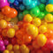 Kate Néon Arc-en-ciel Mur de Ballons Toile de fond conçue par Mandy Ringe - Kate Backdrop FR