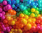 Kate Néon Arc-en-ciel Mur de Ballons Toile de fond conçue par Mandy Ringe - Kate Backdrop FR