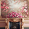 Kate Rose Or Floral Victorien Cheminée Toile de fond conçue par Mandy Ringe - Kate Backdrop FR