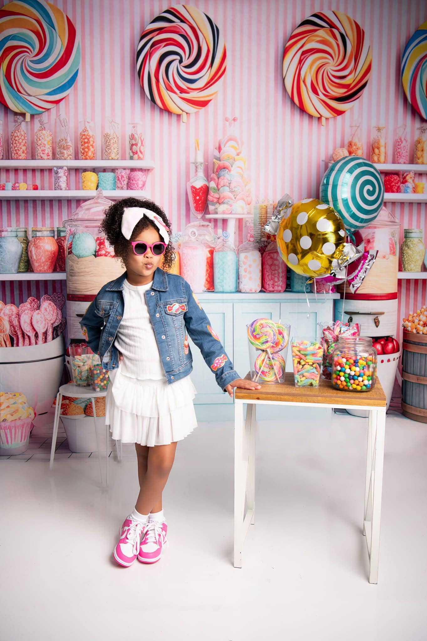 Kate Sucré Bonbons Boutique Toile de fond conçu par Angela Marie Photographie - Kate Backdrop FR