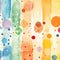 Kate Coloré Points Rayures Enfant Sol Toile de fond conçue par Patty Robert - Kate Backdrop FR