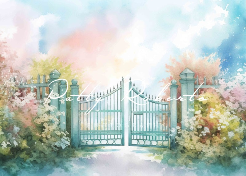 Kate Jardin Porte Fleurs Printemps Toile de fond Conçu par Patty Robert - Kate Backdrop FR