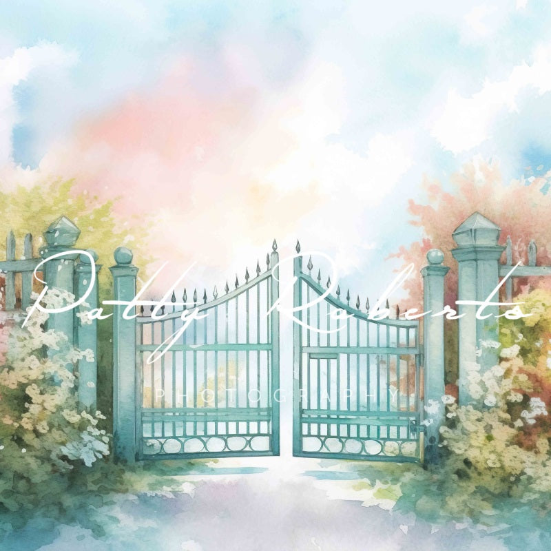 Kate Jardin Porte Fleurs Printemps Toile de fond Conçu par Patty Robert - Kate Backdrop FR