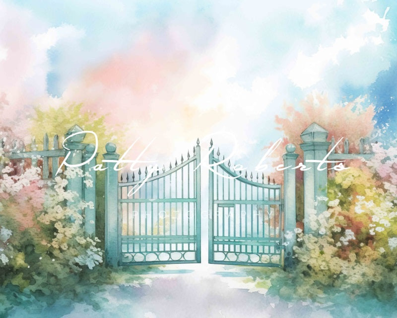 Kate Jardin Porte Fleurs Printemps Toile de fond Conçu par Patty Robert - Kate Backdrop FR