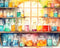 Kate Laboratoire scientifique Coloré Toile de fond Conçu par Patty Robert - Kate Backdrop FR