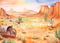 Kate Sauvage Ouest Aventure Toile de fond Conçu par Patty Robert - Kate Backdrop FR